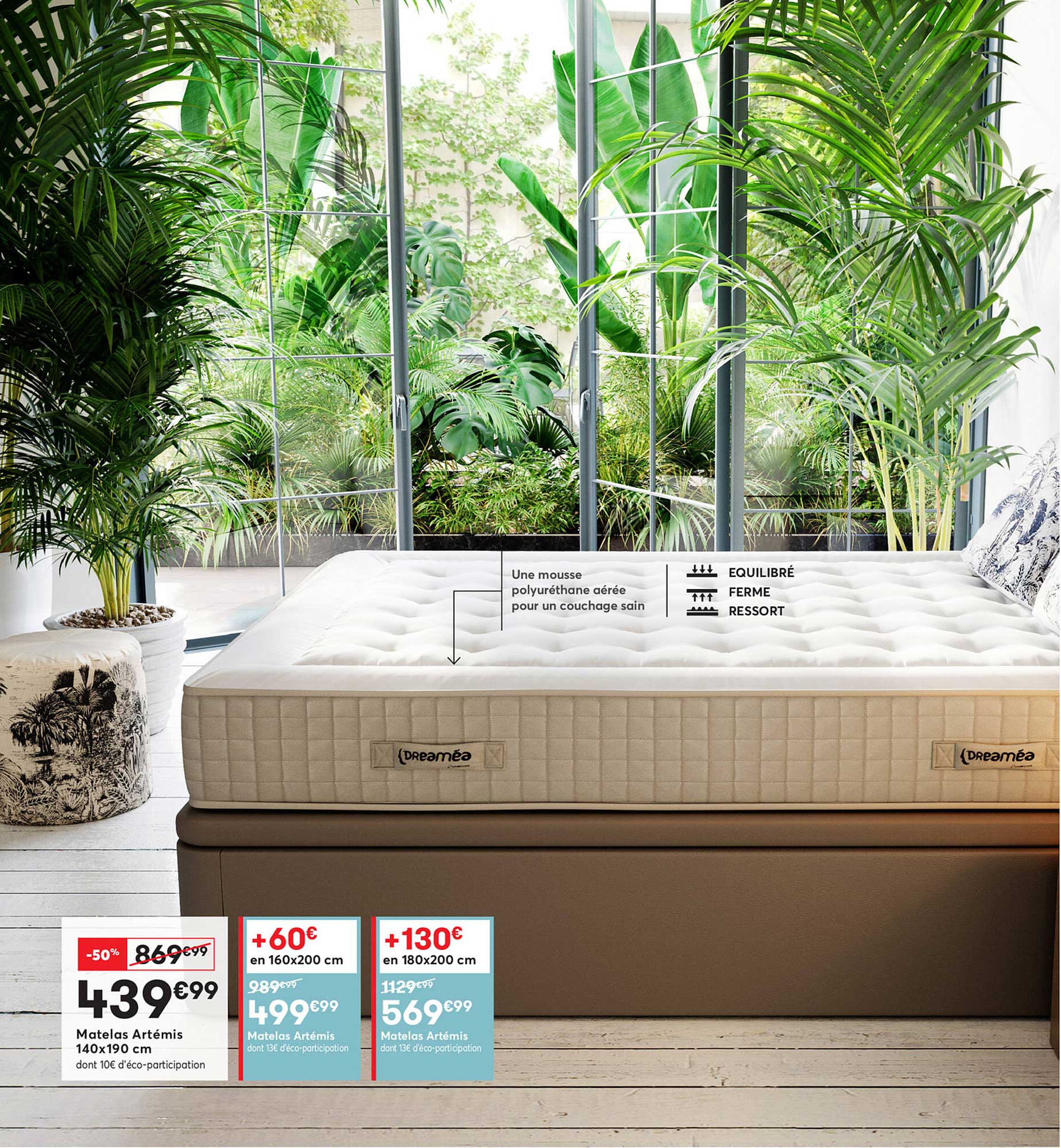 Matelas Artémis 140x190 Cm