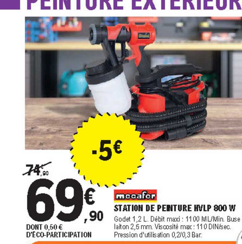 Mccafer Station De Peinture Hvlp 800 W
