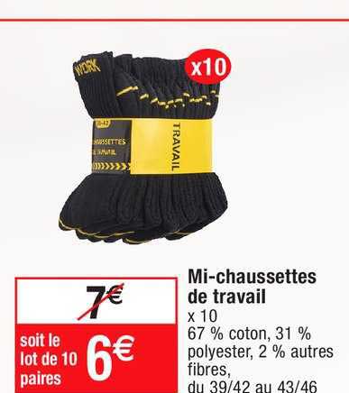 Mi-chaussettes De Travail