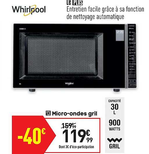 micro-ondes gril whirlpool
