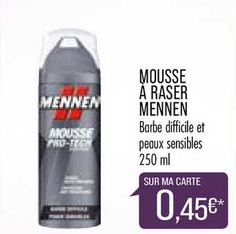 mousse à raser mennen