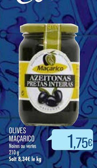 olives maçarico