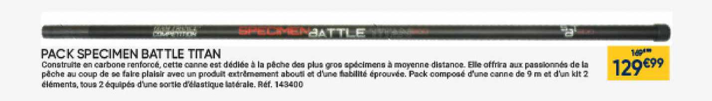 pack specimen battle titan