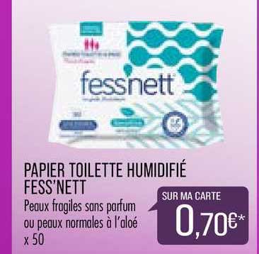 Papier Toilette Humidifié Fess'nett