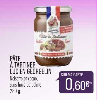 pâte à tartiner lucien georgelin