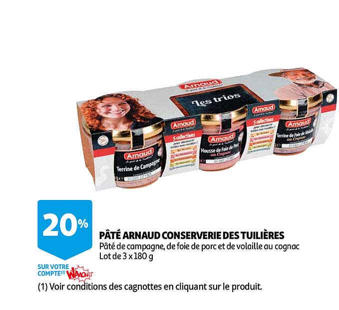 pâté arnaud conserverie de tuilières