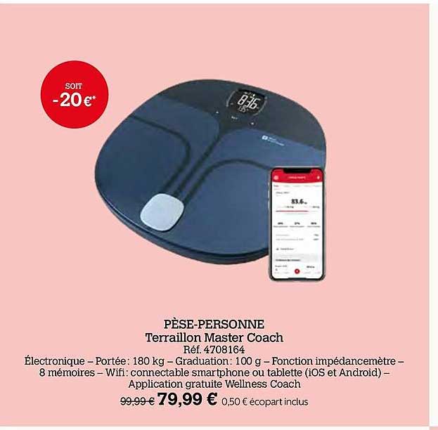 pèse-personne terraillon master coach