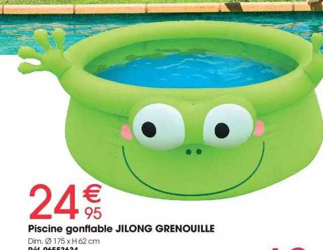 Piscine Gonflable Jilong Grenouille