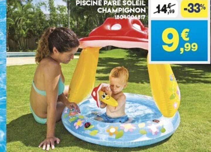 piscine pare soleil champignon