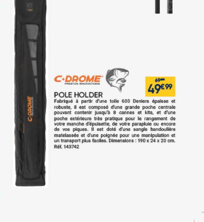 pole holder c-drome