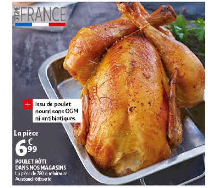 poulet rôti dans nos magasins