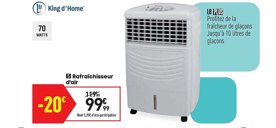 rafraîchisseur d'air king d'home