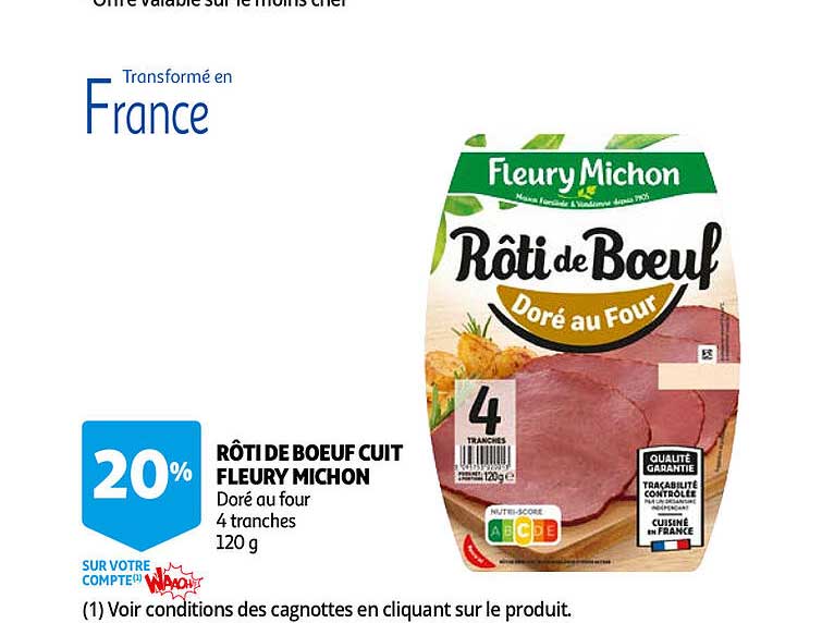 rôti de boeuf cuit fleury michon