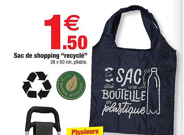 sac de shopping recyclé
