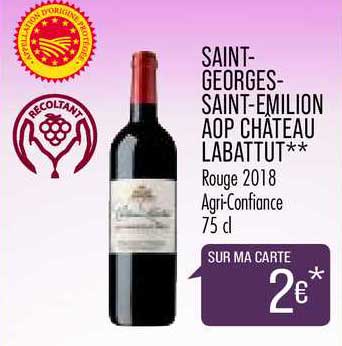 saint-georges - saint-émilion aop château labattut