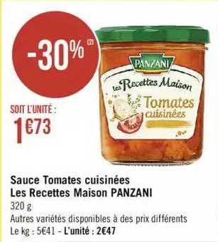 Sauce Tomates Cuisinées Les Recettes Maison Panzani