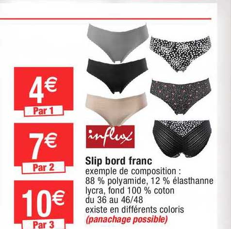 slip bord franc influx