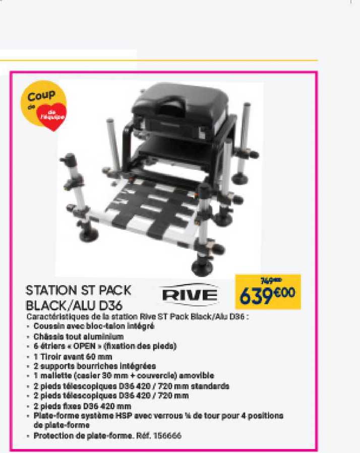 station st pack black-alu d36 rive
