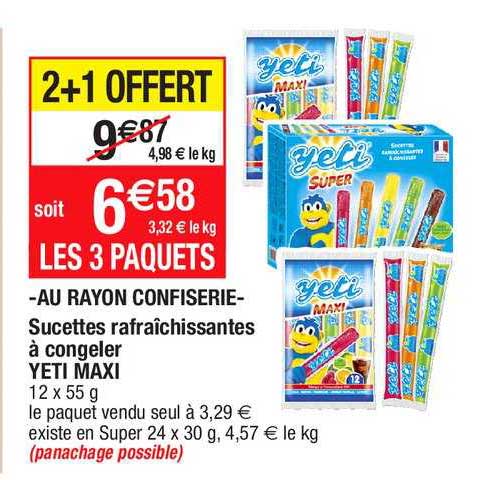 sucettes rafraichissantes a congeler yeti maxi