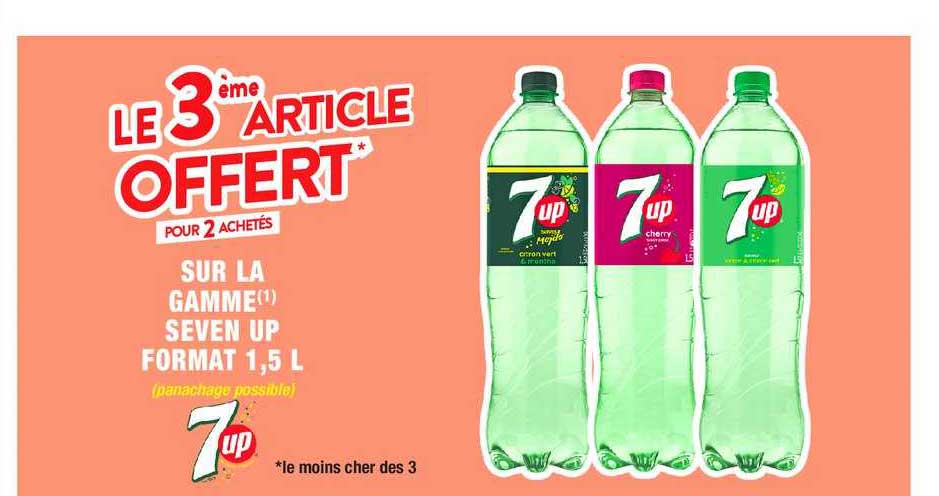 sur la gamme seven up format 1,5 l