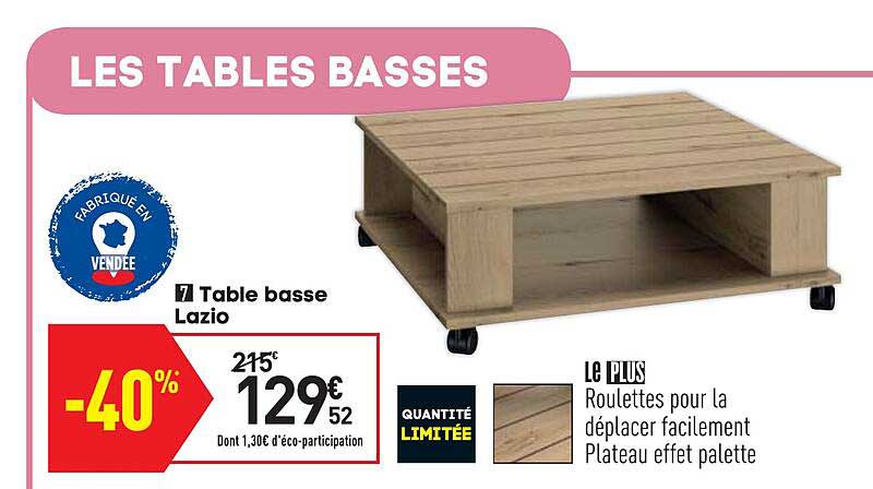 table basse lazio