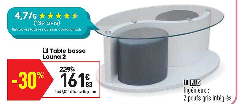 table basse louna 2