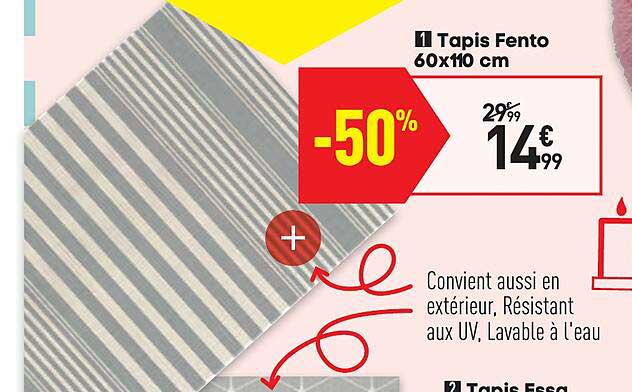 tapis fento 60 x 110 cm