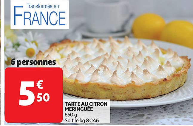Tarte Au Citron Meringuée