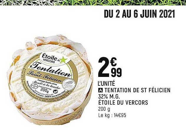 tentation de st félicien 32% m.g. étoile du vercors