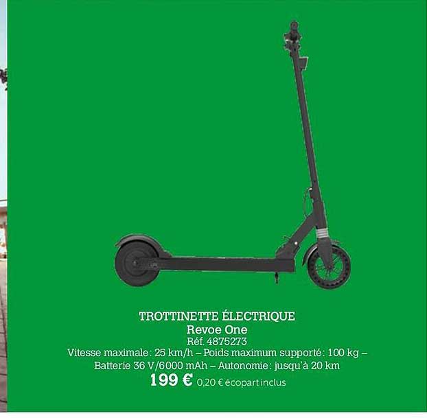 trottinette électrique revoe one