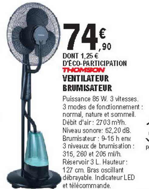 Ventilateur Brumisateur