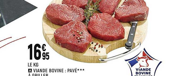 Viande Bovine : Pavé à Griller