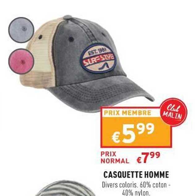Casquette Homme