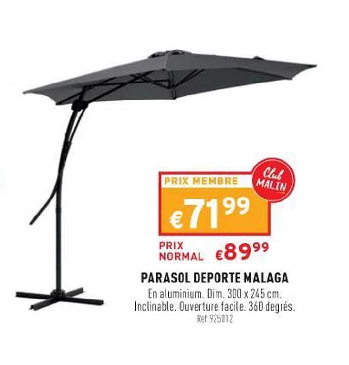 parasol deporte malaga