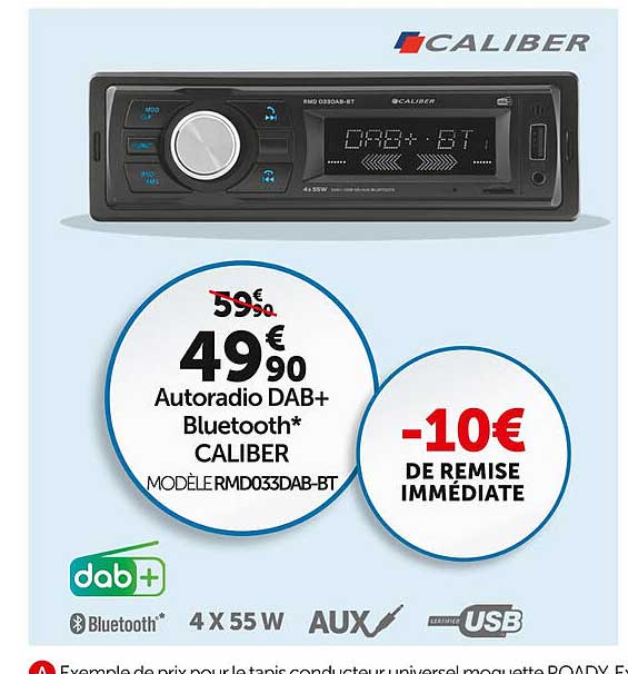 autoradio dab+ bluetooth caliber