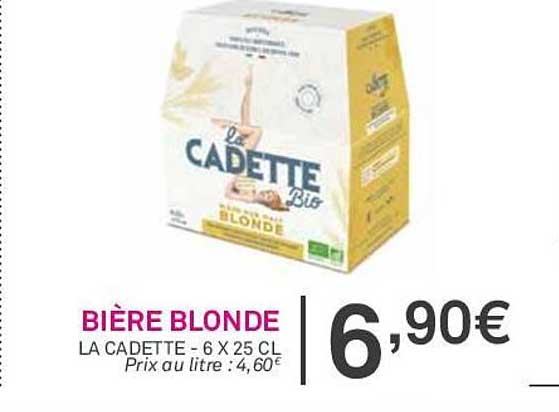 bière blonde la cadette