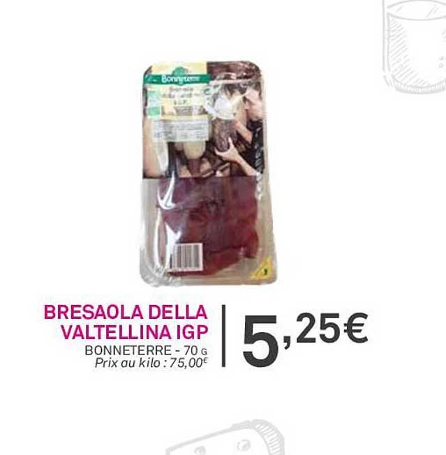 bresaola della valtellina igp