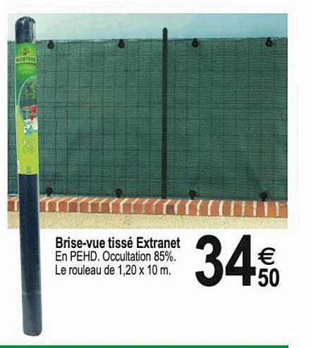 brise-vue tissé extranet