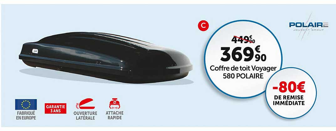 coffre de toit voyager 580 polaire