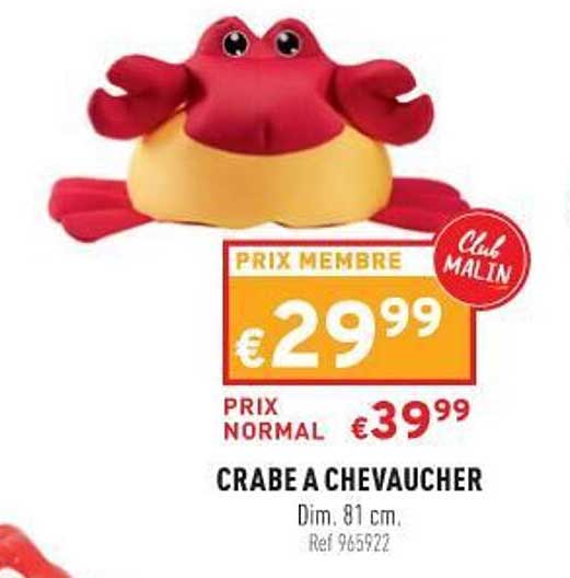 crabe à chevaucher