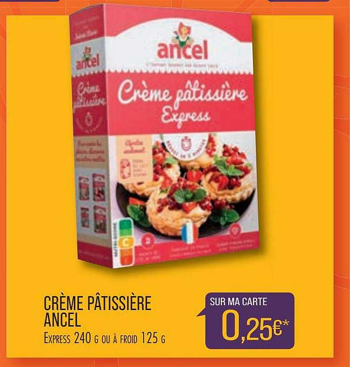 crème pâtissière ancel