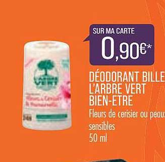 déodorant bille l'arbre vert bien-être