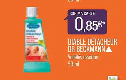 Diable Détacheur Dr Beckmann