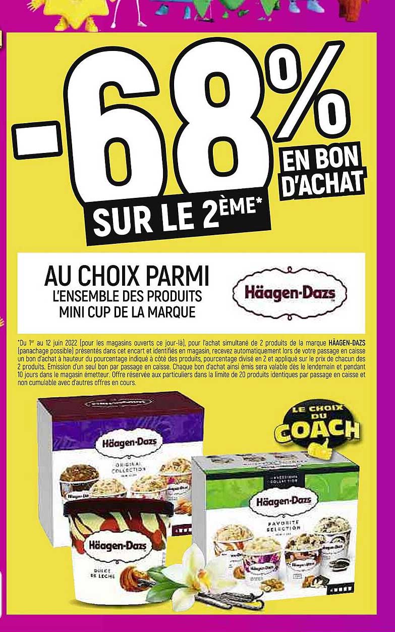 ensemble des produits mini cup de la marque häagen-dazs