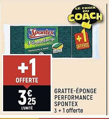 gratte-éponge performance spontex