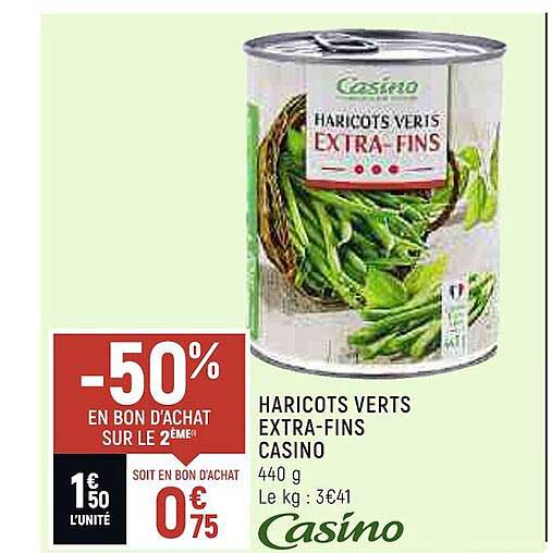 haricots verts extra-fins casino