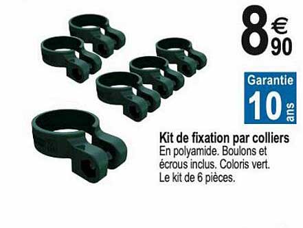 kit de fixation par colliers