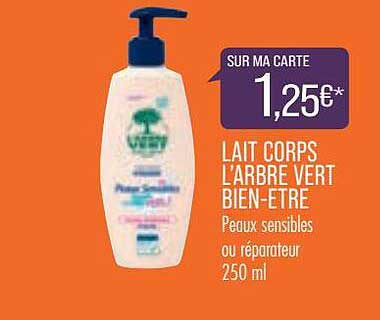lait corps l'arbre vert bien-être
