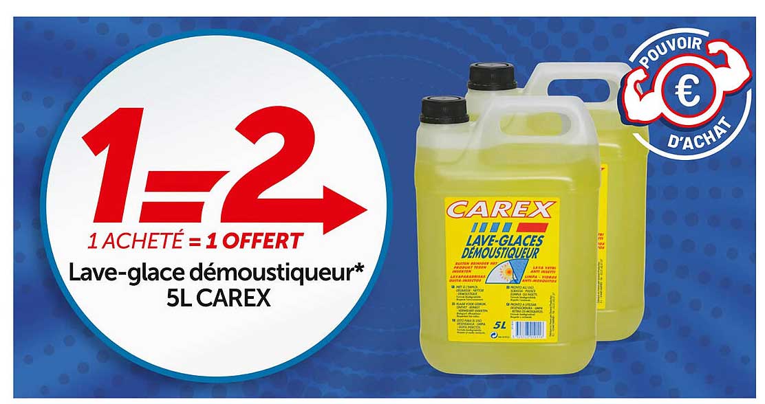 lave-glace démoustiqueur 5l carex