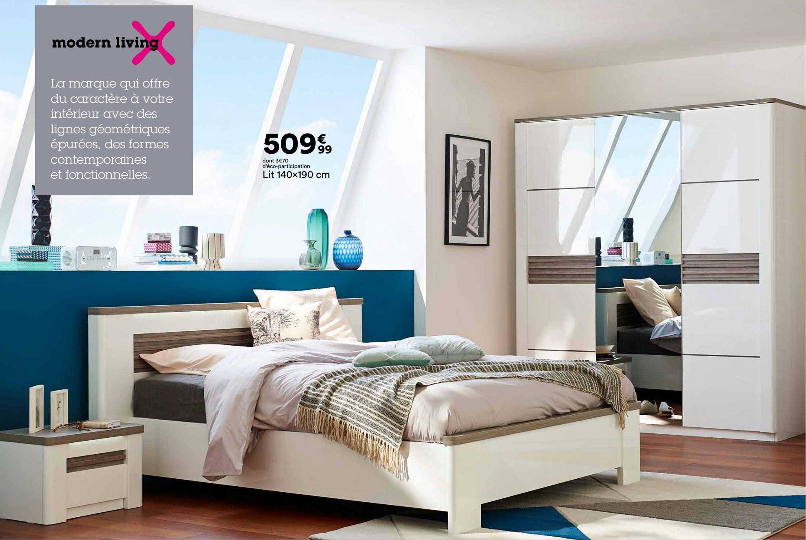 lit 140 x 190 cm modern living